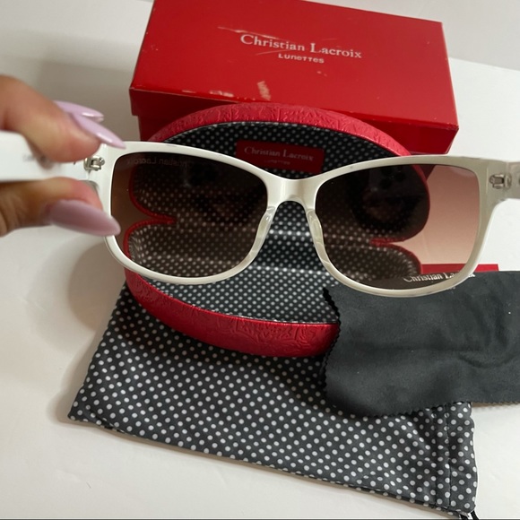 christian lacroix cl 5006 sunglasses White - Picture 4 of 14